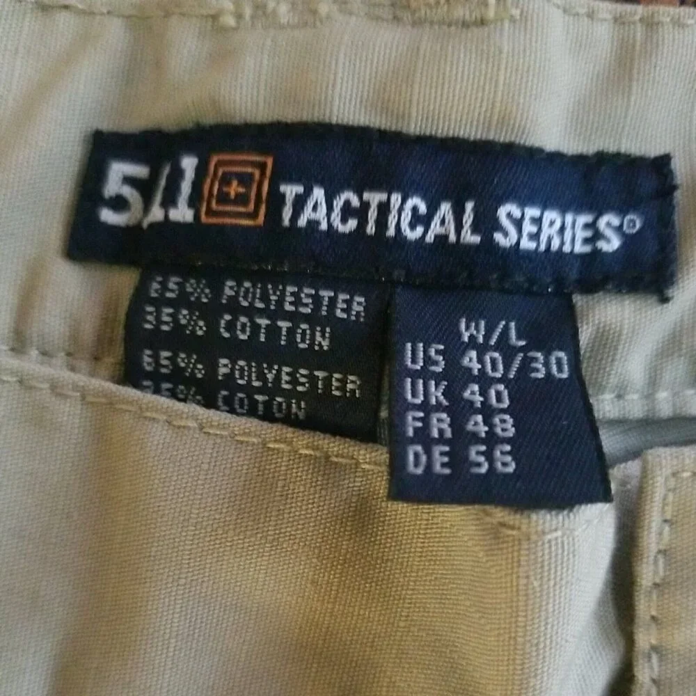 5.11 Tactical Mens Taclite Pro Lightweight Performance Pants Style‎ 74273 Beige